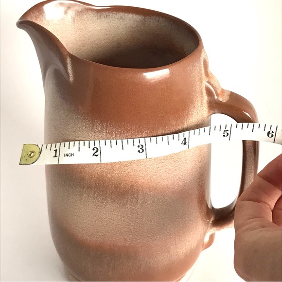 Vintage Frankona Pottery Mocha Handmade Pitcher - Picture 8 of 10